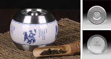重慶民生銀行 蓉城往事陶瓷錫罐定制